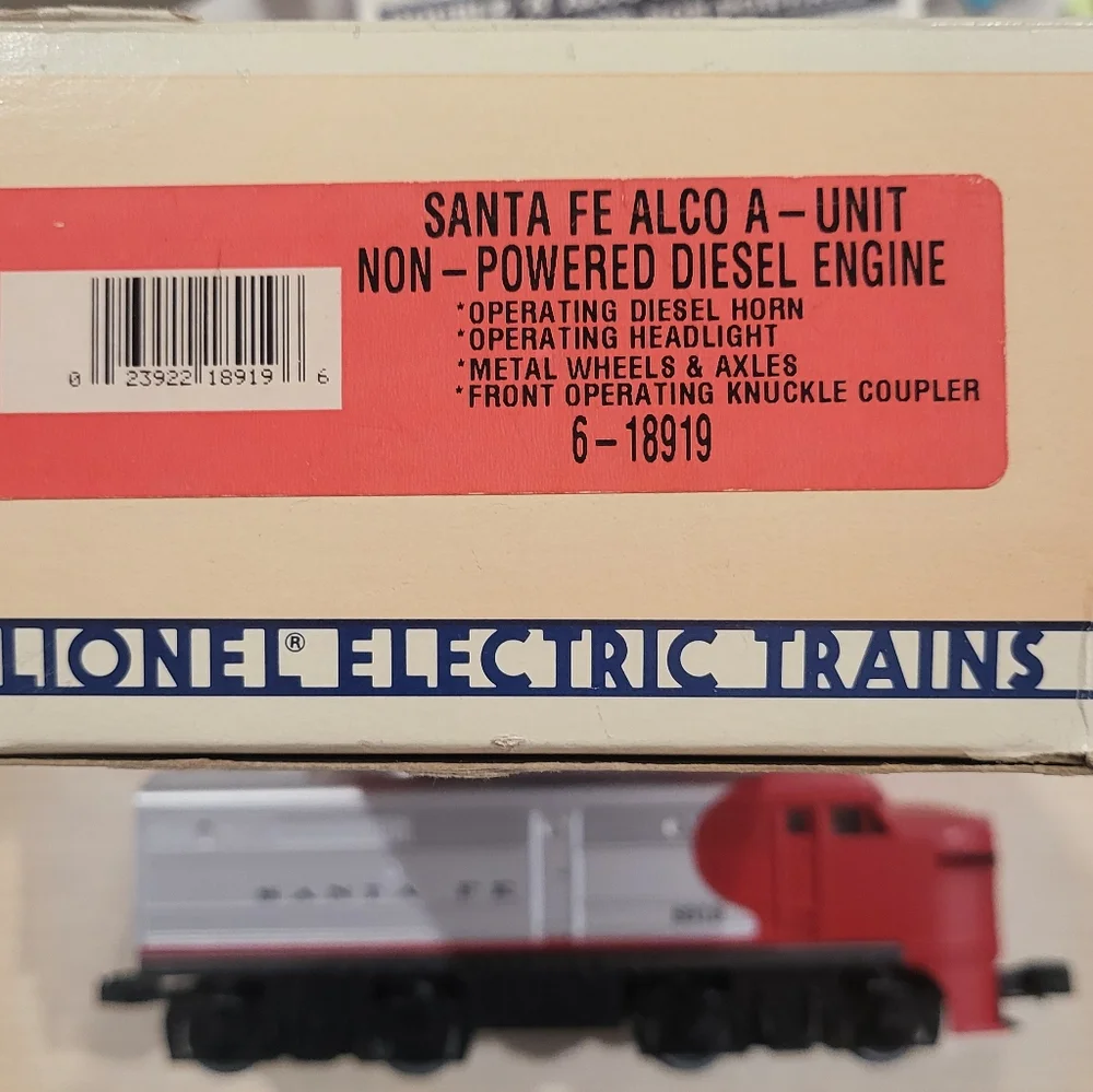 Lionel Sanra Fe Alco A Unit Non Powered Diesel Engine - Picture 2 of 2
